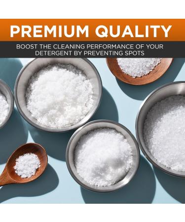 dishwasher salt 5kg powerful crystal limescale remover on your glassware and water softener life & improving its performance 99% purity (1 pack) - Buy Online on GoSupps.com