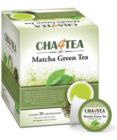 Cha4TEA 36-Count Matcha Green Tea for Keurig - Buy Online on GoSupps.com