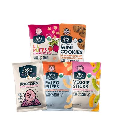 LesserEvil Himalayan Pink Salt Power Curls - 4 Ounce (Pack of 3) | Grain-Free | Avocado Oil | Clean Protein | Minimally Processed - Buy Online on GoSupps.com