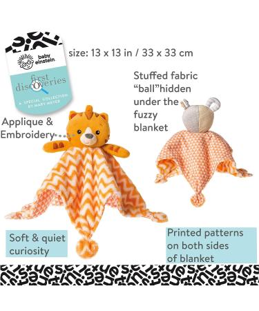 Mary Meyer Baby Einstein Tinker Tiger Peekaboo Blanket | 13 x 13-Inches - Buy Online on GoSupps.com