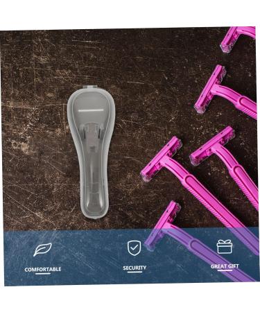 Beaupretty Travel Razor Storage Box - Shopproof Etui Holder for Men - Gray Razor Case 16.5x6x3.5cm - Ideal for Shower Use - Buy Online on GoSupps.com