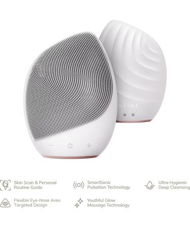 Geske SmartAppGuided Sonic Facial Brush 5 in 1 | Electric Silicone Facial Cleaning & Massage Device | Professional Skincare Solutions - Buy Online on GoSupps.com