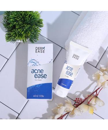 DERM EASE Acne Ease Face Wash - 60 ml | Anti-Acne Face Wash for Clear Skin | Gentle Cleanser with Natural Ingredients | Controls Oil & Breakouts - Buy Online on GoSupps.com