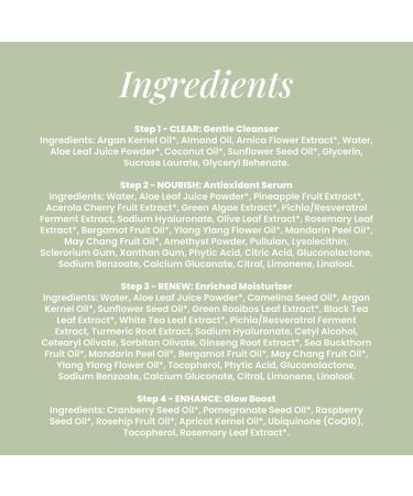 Buy The Spa Dr. 4-Step Skin Care Kit | 30 Day Self Care Organic Anti-Aging Solution pH Balanced - Buy Online on GoSupps.com