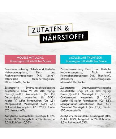Buy Purina Gourmet Revelations Mousse Cat Food Salmon & Tuna in Sauce 48 Pack (57g Each) | International Shipping Available - Buy Online on GoSupps.com