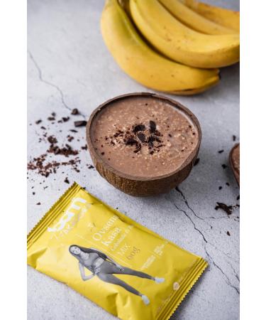 BAM Oatmeal Chocolate and Banana Protein Porridge Healthy Breakfast Snack 1 x 60g Bag - Buy Online on GoSupps.com