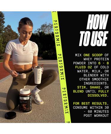 PERFORMIX - Whey Protein Isolate Blend - 24g of Protein - 5.4g of BCAAs - 110 Calories - Muscle Building & Post Workout Recovery - 100% Whey Protein Powder - 1.98 lbs - 30 Servings - Vanilla - Buy Online on GoSupps.com