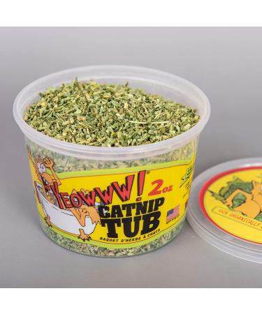 Yeowww! Cat Catnip 2 oz. Tub - Made in USA | Premium Quality Catnip - Buy Online on GoSupps.com