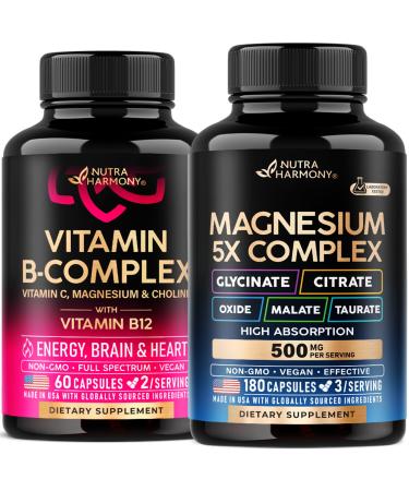 NUTRAHARMONY Vitamin B Complex & Magnesium Complex Capsules