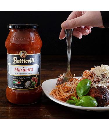 Botticelli Marinara Premium Italian Pasta Sauce 24oz Jars (Pack of 2) - Gluten-Free, Whole30 Approved - Product of Italy - No Added Sugar, Artificial Colors, Flavors, or Preservatives - 1.5lb (Pack of 2) - Buy Online on GoSupps.com