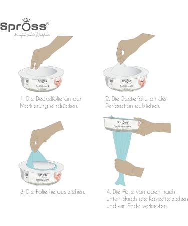 Spross Refill Cassettes for Diaper Pail - 12 Pack | Odor Protection & International Shipping - Buy Online on GoSupps.com