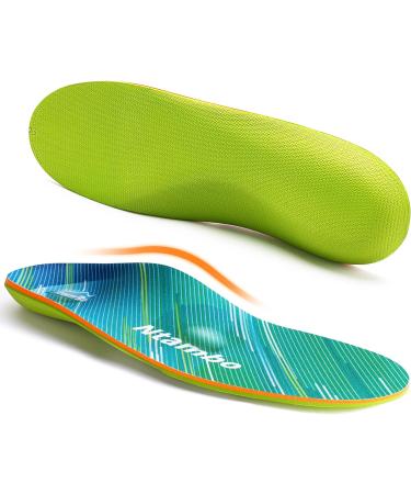 Plantar Fasciitis Insoles Orthotic Arch Support for Men Women - Green UK 12-12.5 - Buy Online on GoSupps.com