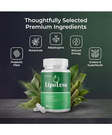 (Pack of 5) LipoLess Capsules All Natural Lipo Less Supplement Pills with Premium Ingredients Advanced Formula for Health & Wellness Support for Active Women & Men (60 Capsules) - Buy Online on GoSupps.com