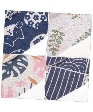 Beavorty 4pcs Menstrual Pad Storage Bag Set | Period Pouch Organizer for Girls | Cotton Linen Carry Case for Period Pads and Tampons - Buy Online on GoSupps.com