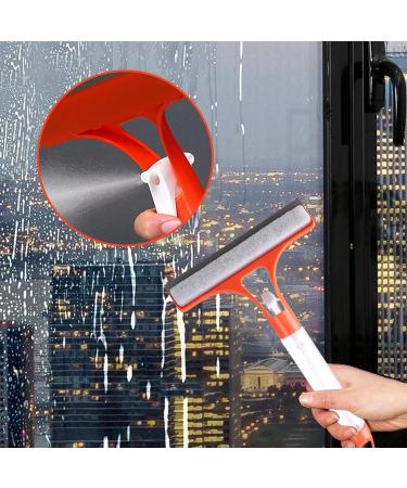 Squeegee for Window Cleaning - Water Spray Glass Cleaning Bathroom Squeegee Cleaner Tool Shower Glass Door Squeegee Glass Window Cleaner for Tiles Bathrooms Tables - Buy Online on GoSupps.com