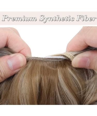 Messy Hair Scrunchies Thick Hair Bun Extensions 45g Coffee Brown mix Bleach Blonde Honey Blond-Bleach Blond - Buy Online on GoSupps.com