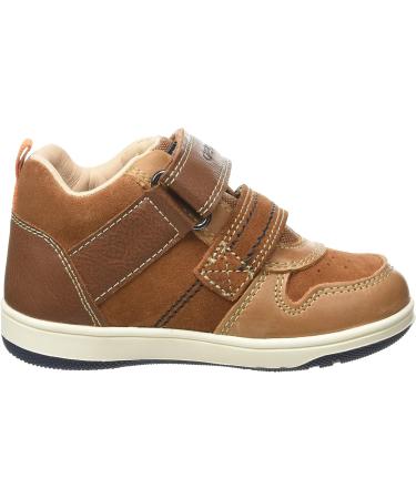 Geox Baby Girls B New Flick F Trainers 3.5 UK Child - Brown Navy - Buy Online on GoSupps.com
