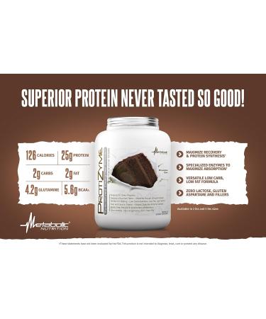 Metabolic Nutrition Protizyme 100% Whey Protein Powder High Protein Low Carb Low Fat Whey Protein Digestive Enzymes 24 Essential Vitamins and Minerals Butter Pecan Cookie 2 Pound (26 ser) Butter Pecan Cookie 2 Poun  - Buy Online on GoSupps.com