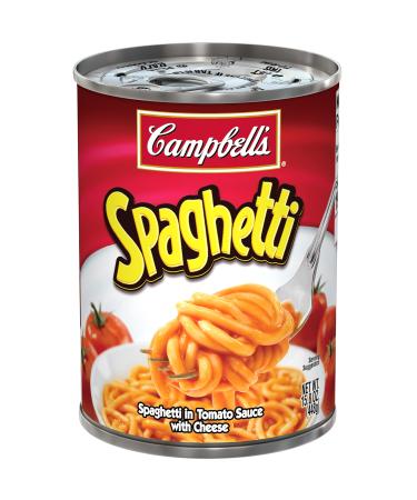 Campbell's Canned Spaghetti, Snacks for Kids and Adults, 15.8 OZ Can (Pack of 12)