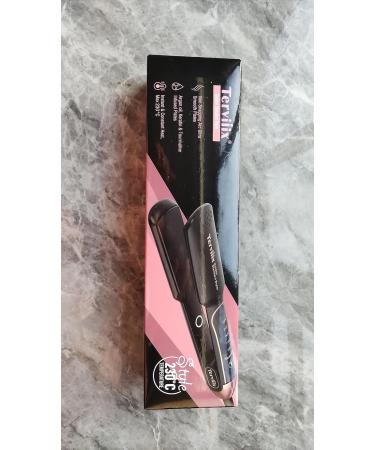 Shop Terviiiix Smooth Iron with 45mm Ceramic Plates - Quick Heating Dual Voltage for Thick Hair & Perfect Curls - Buy Online on GoSupps.com