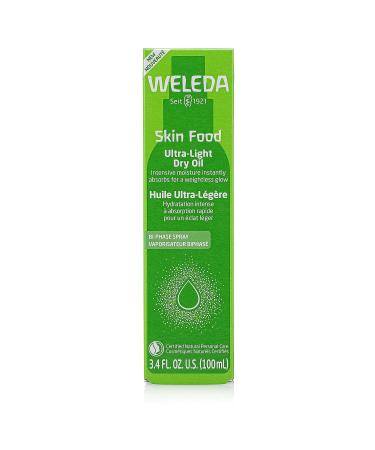 Weleda Skin Food Ultra-Light Dry Oil - 3.4 fl oz | Plant-Rich Formula with Vitamin-Rich Oils | Pansy and Chamomile Extracts - Buy Online on GoSupps.com