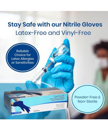 Nitrile Gloves Powder Free Extra Small Small Medium Large Extra Large Pack of 3 100 x 3 300 pcs latex free Vinyl Free S (Pack of 300) - Buy Online on GoSupps.com
