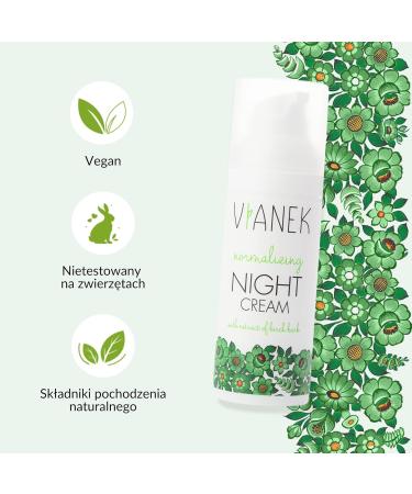 Sylveco Vianek Normalizing Face Night Cream 50 ml - Buy Online on GoSupps.com