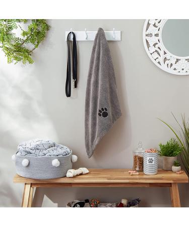 Bone Dry X-Large Pet Grooming Towel Collection, Absorbent Microfiber - Gray 41x23.5 - Buy Online on GoSupps.com
