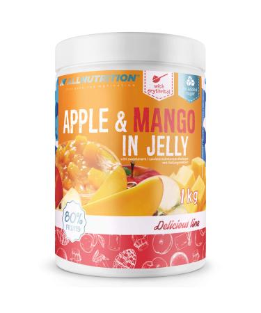 ALLNUTRITION Sugar Free Jam - Fruits in Jelly Apple and Mango - Seriously Low Carb Fruits in Jelly - 80% Fruit Jelly Low Calorie Spread - Sugar Free Marmalade - Vegan Friendly - 1000g - Buy Online on GoSupps.com