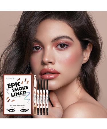 Waterproof Eyeliner | Mechanical Eyeliner Pencil Stay On Eye Liner Strong Coloring Power Not Easy To Dye Stroking Can Be Formed Anti-Perspiration Effect For Eyeshadow Primer Dtt A01# - Buy Online on GoSupps.com