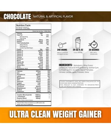 Weight Gainer Whey Protein Powder - Muscle Builder for Men & Women - Chocolate Flavor 6 lbs | International Shipping Available - Buy Online on GoSupps.com