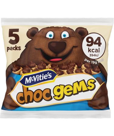 McVitie's Gemmes glac es au chocolat au lait 5 x 19 g - Buy Online on GoSupps.com