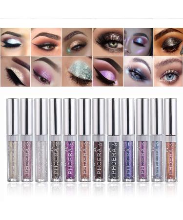 Glitter Eyeshadow Liquid - Shimmer Metallic Eyeliner Makeup Kit | Long Lasting Formula for Multi-Dimensional Eye Looks - Gift A1 - Buy Online on GoSupps.com