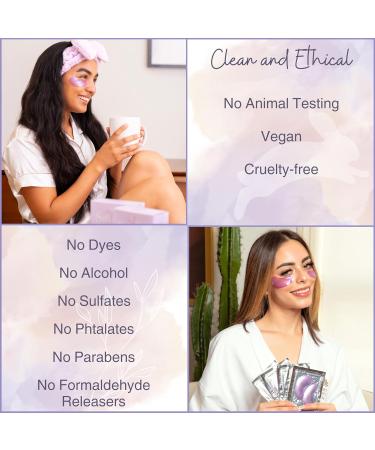 Under Eye Masks (20 Pairs) - Collagen & Hyaluronic Acid for Wrinkles Dark Circles & Puffy Eyes | Anti-Aging & Moisturizing - Mother's Day Gift - Buy Online on GoSupps.com