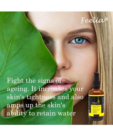 Feelia - Organic Calendula Oil - Infused Cold Pressed Rich in Antioxidants Vitamin E Great for Skincare & Haircare 100% Pure & Organic (100ml) - Buy Online on GoSupps.com