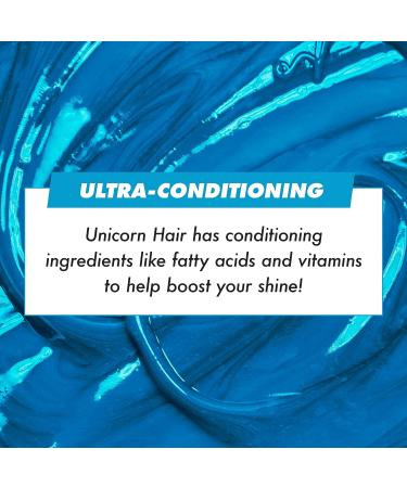 Lime Crime Unicorn Hair Dye in Anime (Candy Blue) - Vegan, Cruelty-Free, Semi-Permanent Hair Color - Conditions & Moisturizes with Sugary Citrus Vanilla Scent - Buy Online on GoSupps.com