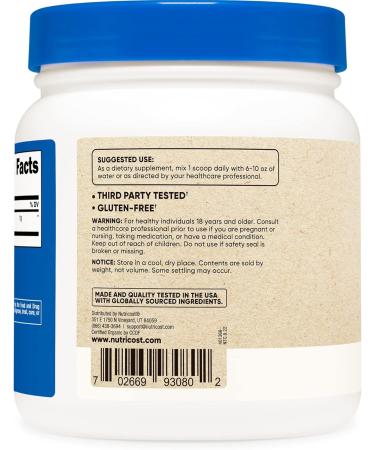 Nutricost Organic Spirulina Powder 454g (1LB) - Pure Certified Organic Superfood - Buy Online on GoSupps.com