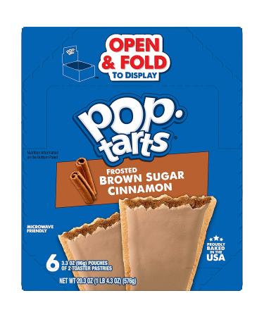 Pop-Tarts Frosted Brown Sugar Cinnamon 144ct - Breakfast Foods & Kids Snacks - Buy Online on GoSupps.com
