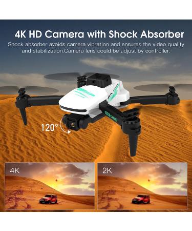 TizzyToy 4K Camera Drone for Adults - WiFi FPV RC Quadcopter with Gesture Control, LED Lights, and Headless Mode - Perfect Gifts for Kids and Beginners - Buy Online on GoSupps.com
