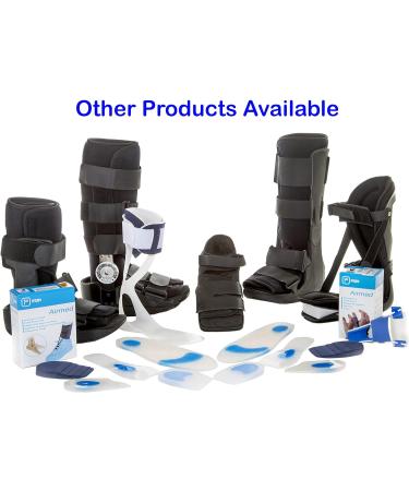 Short Fracture Walker Boot for Stable Foot & Ankle Fractures - Ideal for Achilles Tendon Surgery, Ankle Sprains, Post Op Care - Size Medium (7-9.5) - 1 Pack - Buy Online on GoSupps.com