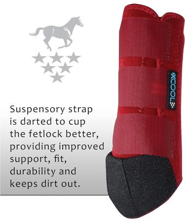 Professional's Choice 2XCOOL Sport Medical Boots - 4-Pack Medium Crimson | International Shipping Available - Buy Online on GoSupps.com