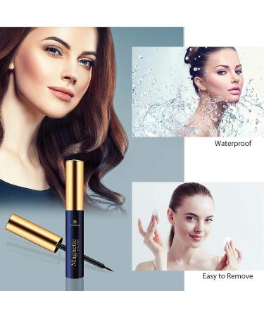 5 Pairs Reusable Magnetic Eyelashes and 2 Tubes of Magnetic Eyeliner Kit  Upgraded 3D Magnetic Eyelashes Kit With Tweezers Inside  Magnetic Eyeliner and Magnetic Eyelash Kit - No Glue Needed - Buy Online on GoSupps.com