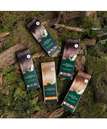 Logona Natural Plant Hair Color 230 Chestnut Brown - Vegan Henna Cream for Shiny Hair - 150ml - Buy Online on GoSupps.com