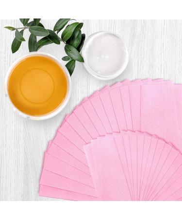 Whaline 400 Pink Non-Woven Wax Strips for Body & Facial Hair Removal - Men & Women - Arms, Legs, Underarm, Eyebrow, Bikini - Small & Large Sizes - (No Wax Included) - Buy Online on GoSupps.com