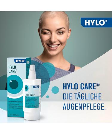 HYLO CARE Eye Drops for Dry Eyes | Hyaluronic Acid & Dexpanthenol - 10ml (1 Pack) | Fast International Shipping - Buy Online on GoSupps.com