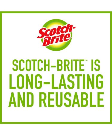 Scotch-Brite Heavy Duty Grill & Outdoor Scrubber - Ideal for Concrete Patio, Bricks, BBQ Tools, Charcoal and Gas Grills - Buy Online on GoSupps.com