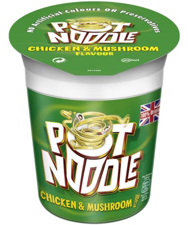 Pot Noodle Chicken Mushroom Pack of 6 Cups 6 x 90 g