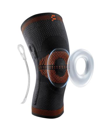 Compression Knee Brace for Men & Women - Coffee Ground Knee Sleeve for Meniscus Tear ACL Arthritis Pain - Patella Pad & Side Stabilizers - Best Support for Weightlifting & Running - Buy Online on GoSupps.com