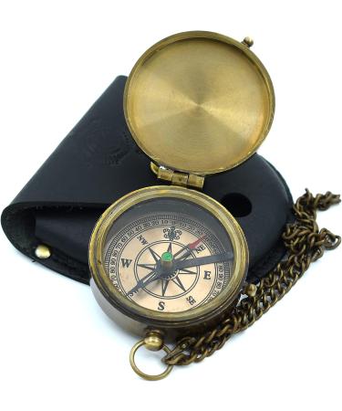 Brass Compass with Joshua 1:9 Confirmation - Christian Gifts for Women, Teens, Moms, Grandmas - Graduation, Easter, Birthday - Inspirational Bible Verse Included - Buy Online on GoSupps.com