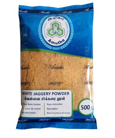500g Amutha Jaggery Powder - Pure Light Brown Cane Sugar | Premium Quality Jaggery for Healthy Sweetening - Buy Online on GoSupps.com